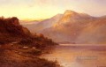 Sunset On The Loch landscape Alfred de Breanski Snr